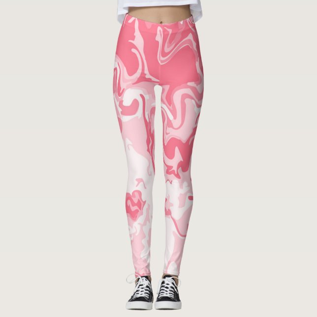 Marmorrosa Leggings (Vorderseite)