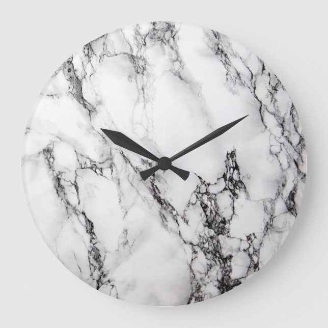 Marmorsäulenuhr Große Wanduhr (Vorderseite)