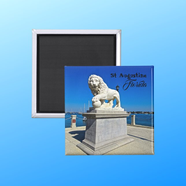 Marmorskulptur an der Brücke von Lions St. Augusti Magnet (Von Creator hochgeladen)