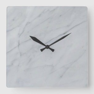 Marmorstein 10,75" quadratische Acrylwand Quadratische Wanduhr