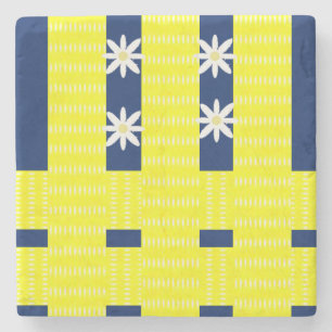 Marmorstein Untersetzer Floral