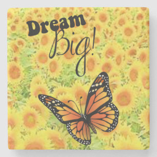 Marmorstein Untersetzer Sonnenblume