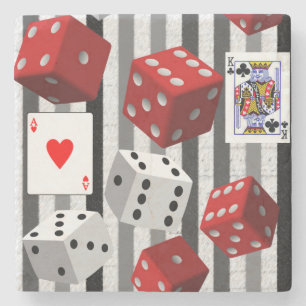 Marmorstein Untersetzer Würfel