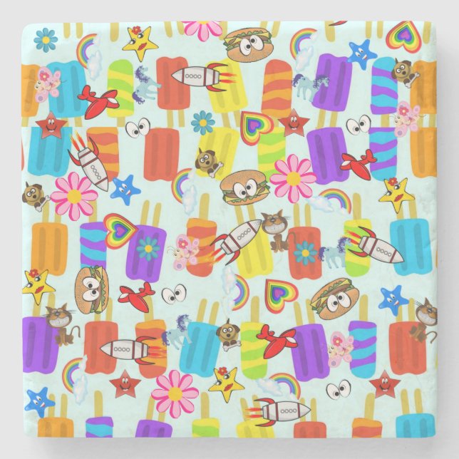 Marmorsteine Untersetzer Außerirdischen Raumschiff (Vorderseite)