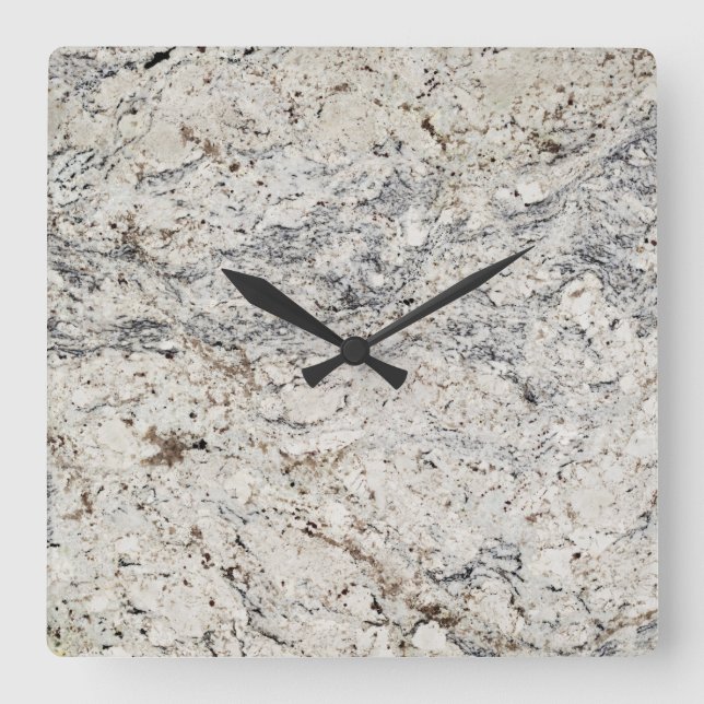 Marmorsteinmuster Acrylwand Uhr (Vorderseite)