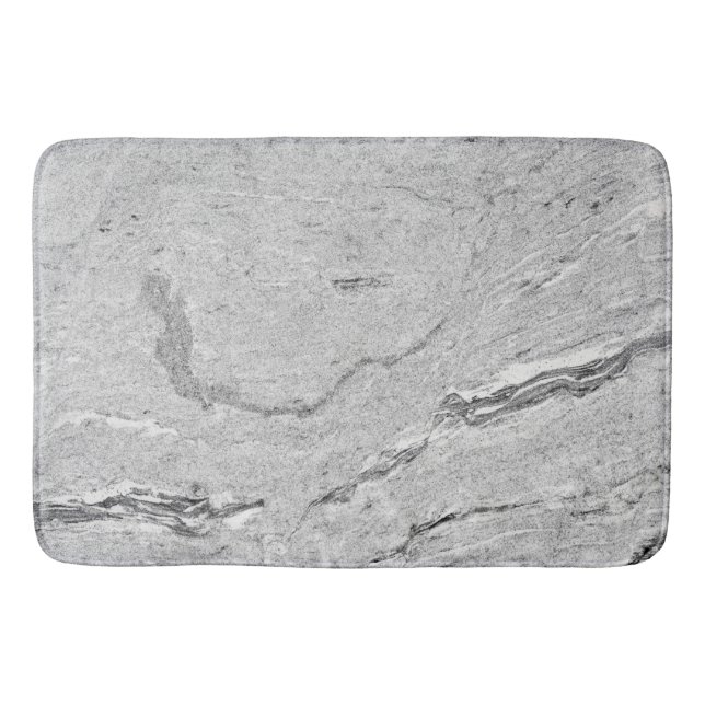 Marmorsteinmuster Bath Mat Badematte (Vorderseite)
