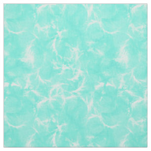 Marmorstrudeldruck - Aqua-/Rotkehlcheneiblau Stoff