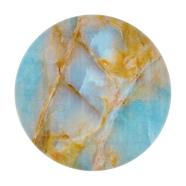 Marmorstruktur, buntes Onyx-Interieur. Schneidebrett (Vorderseite)