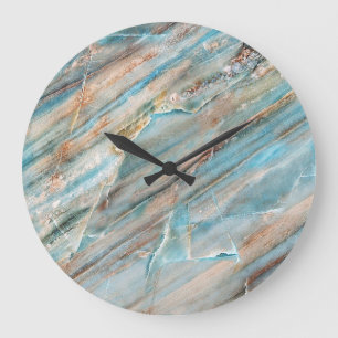 Marmorstruktur: hochauflösendes Druckdesign Große Wanduhr