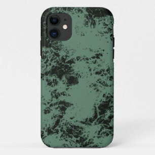 Marmorstruktur in Schwarz und Grün Case-Mate iPhone Hülle