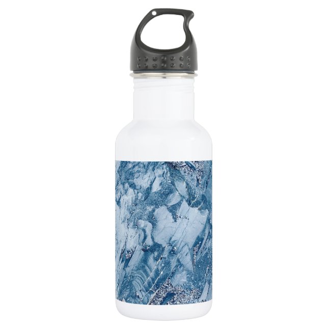 Marmortextur Edelstahlflasche (Vorderseite)