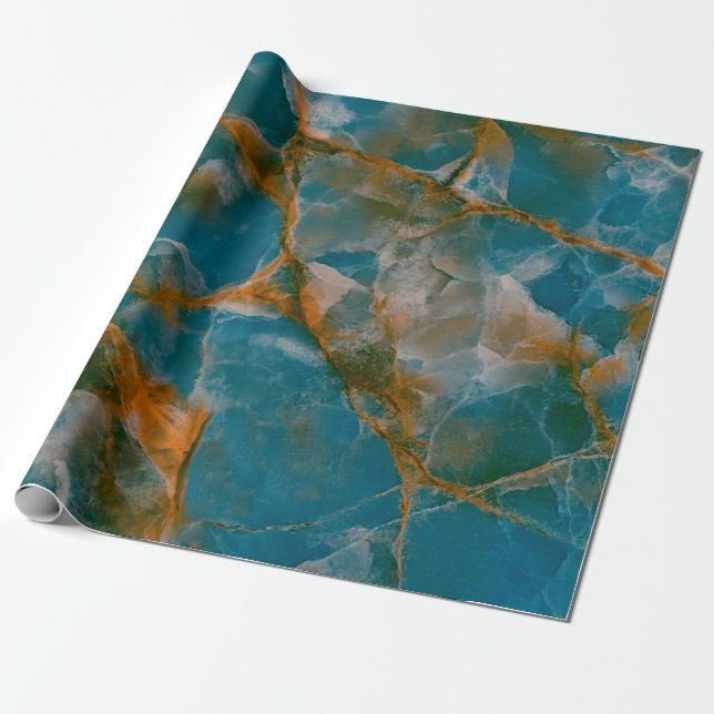 Marmortextur Hintergrund, natürliche Breccia Marbe Geschenkpapier (Ungerollt)