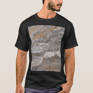 Marmortextur: Italienischer Kalkstein Elegance. T-Shirt