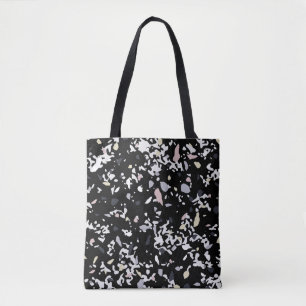 Marmortextur schwarz tasche