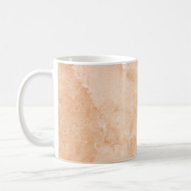 Marmortextur, weißes Muster Kaffeetasse (Links)