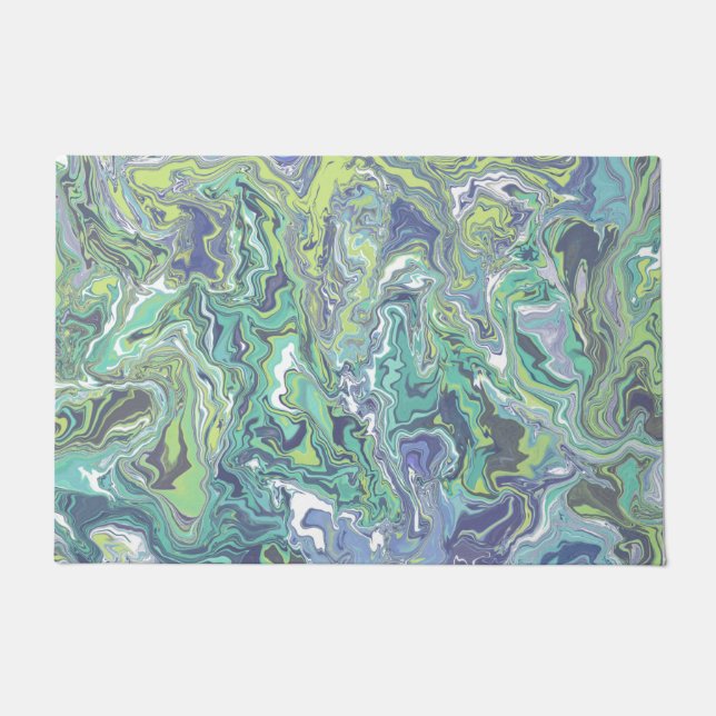 Marmortexturmuster Niedlich Fußmatte (Vorderseite)