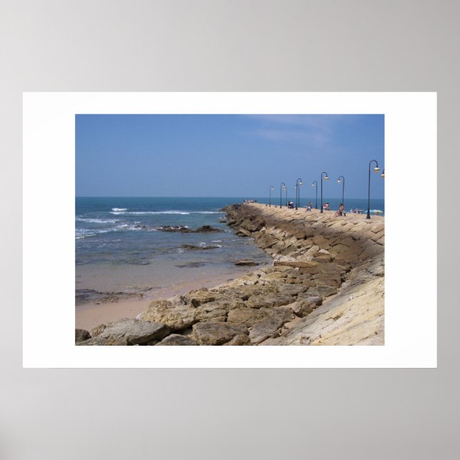 Marmorwanderung, Rota Spanien Poster (Vorne)