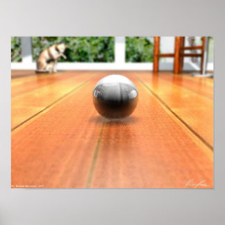 Marmorwelt - Farbe Poster