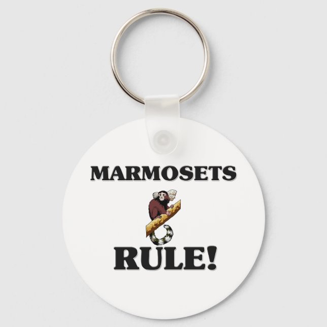 MARMOSETS-Regel! Schlüsselanhänger (Vorderseite)