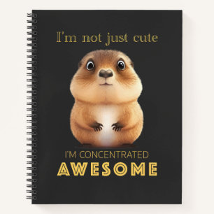 Marmot konzentrierte Phantastische Niedlich Adorab Notizbuch