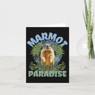 Marmots Niedlich - Animal Earth Day Marmots Lover Karte