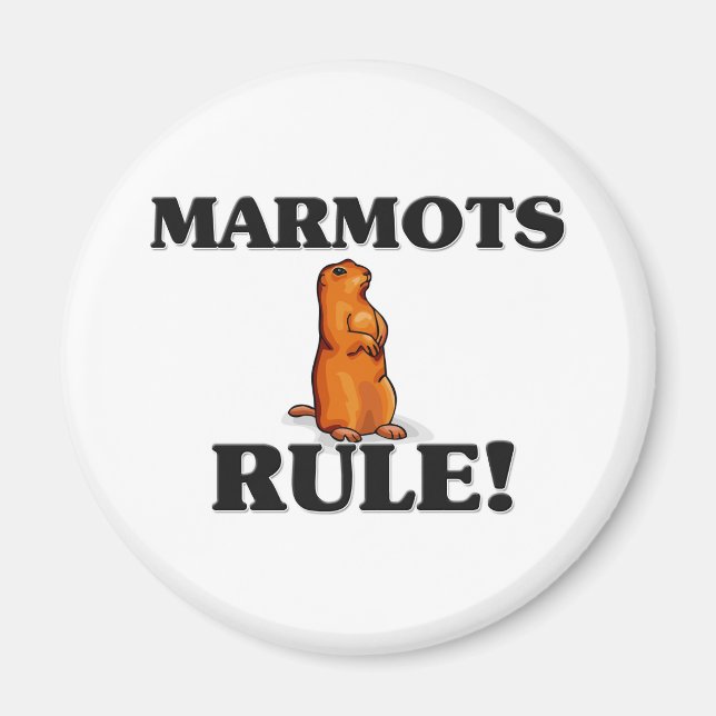 MARMOTS-Regel! Magnet (Vorne)