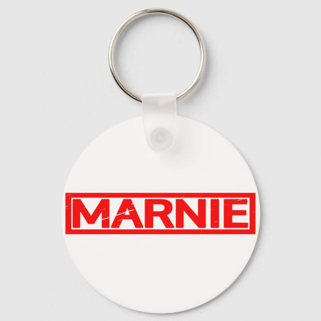 Marnie Briefmarke Schlüsselanhänger (Vorderseite)