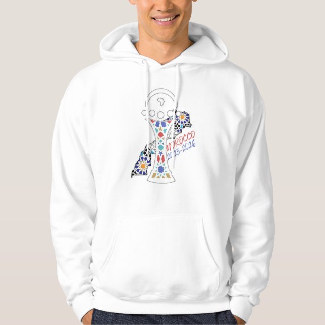 Maroc 2025/2026 Sweat - shirt à capuche - Afrique  (Devant)