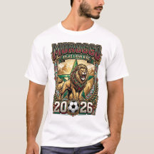 Maroc 2026 T-Shirt Personnalisé pour les Fans de F