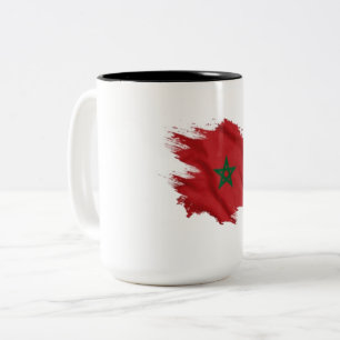 Maroc Carte Mug - Fière Design Marocain