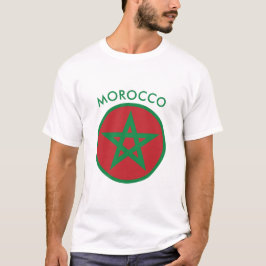 Maroc - T-Shirt Drapeau Marocain.