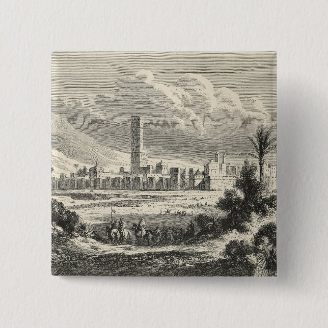 Marocco: Afrika, 1860s Button (Vorderseite)