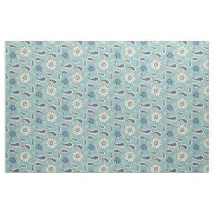 Marokkaner-Paisleyblumenkunst-Muster-Bohemisches Stoff