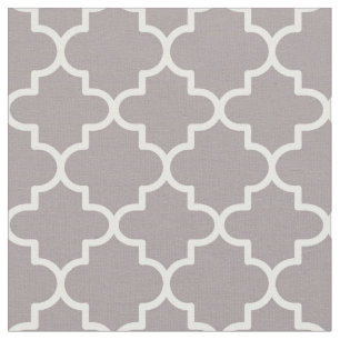 Marokkaner Quatrefoil gemustert Stoff