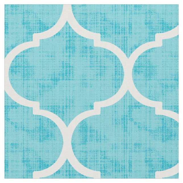 Marokkaner Quatrefoil Stoff (Nahaufnahme)