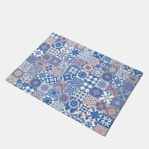 marokkanisch-blau, braun fußmatte