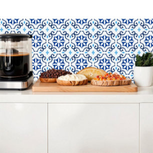 Marokkanisch inspiriert, blaue Mittelmeerfliesen Fliese