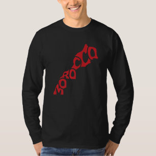 Marokkanisch-marokkanische Flagge T-Shirt