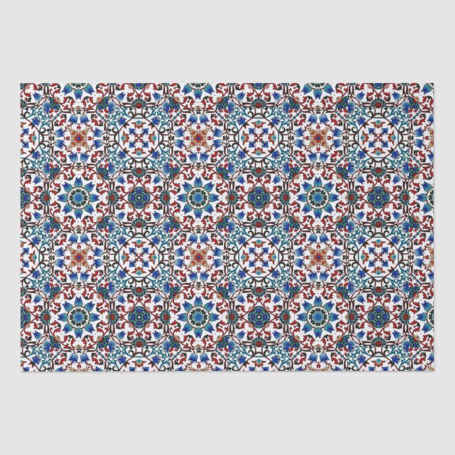Marokkanisch, mosaik, türkisch, seidenpapier (Vorderseite)