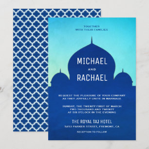 Marokkanische Arabian Nights Hochzeit Einladung