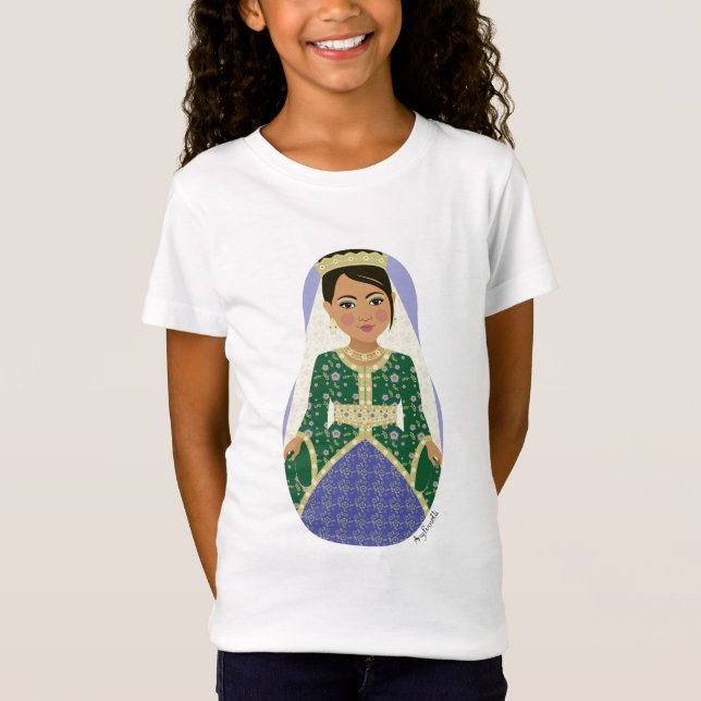marokkanische Bride Matryoshka Girls' T-Shirt (Vorderseite)