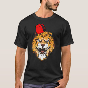 Marokkanische Flagge Marokkos marokkanische Fußbal T-Shirt