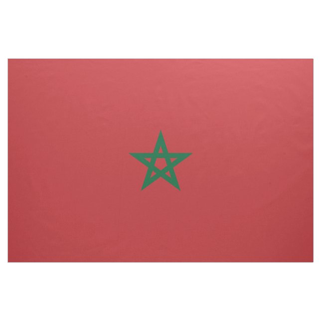 Marokkanische Flagge Stoff (Yard (91,4 cm))