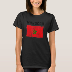 Marokkanische Flagge T-Shirt