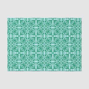 Marokkanische Fliese - Türkis und Aqua Seidenpapier