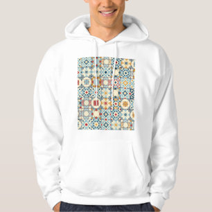 Marokkanische Fliesen, farbenfrohes nahtloses Must Hoodie
