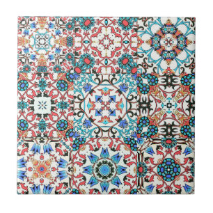 Marokkanische Fliesen, Mosaik, bunte Kunst Fliese
