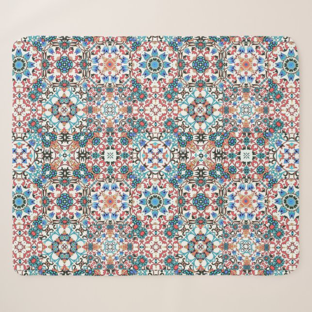 Marokkanische Fliesen, Mosaik, bunte Kunst Sherpadecke (Vorderseite (Horizontal))