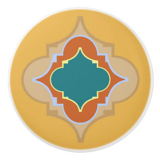 marokkanische goldene Farbtöne Keramikknauf