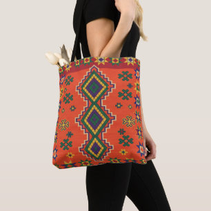 Marokkanische Harmonie in Orange Tasche